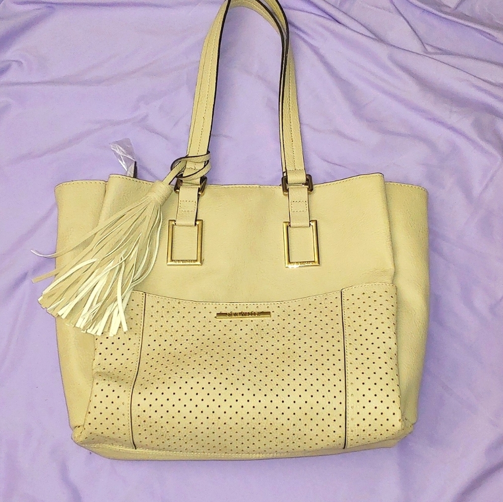 NWOT STEVE MADDEN PURSE * MULTI-POCKET LARGE SATCHEL/TOTE * EXCELLENT CONDITION
